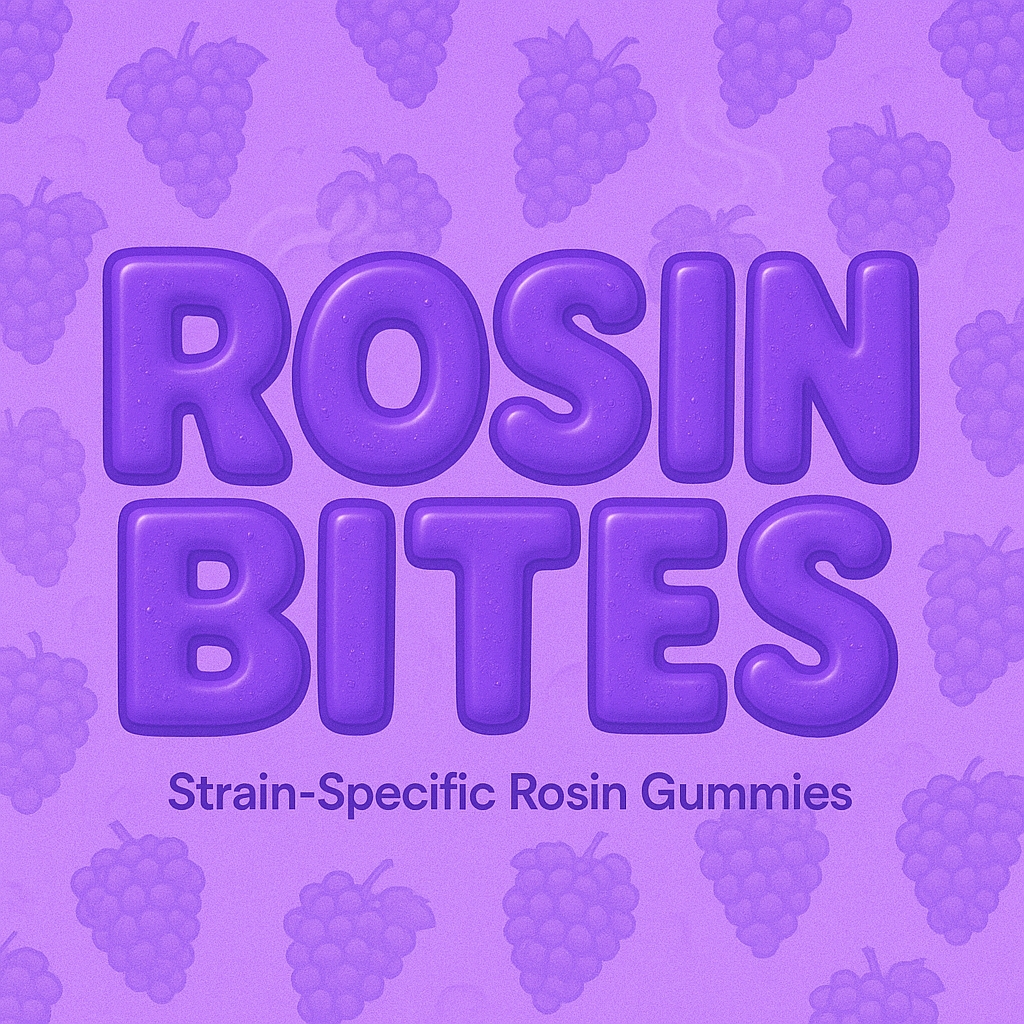 🍇 Grape Rosin Bites – Rainbow Beltz (2-Pack, 10mg THC Each)