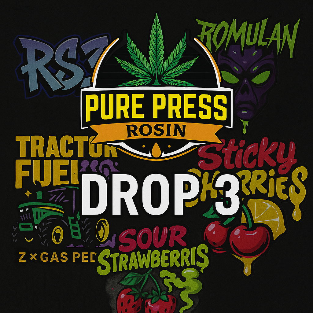 🎁 Drop 3 Rosin Bundle – 5 x 2g Jars (10g Total)